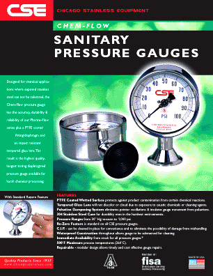 Chem-Flow Pressure Gauge Brochure