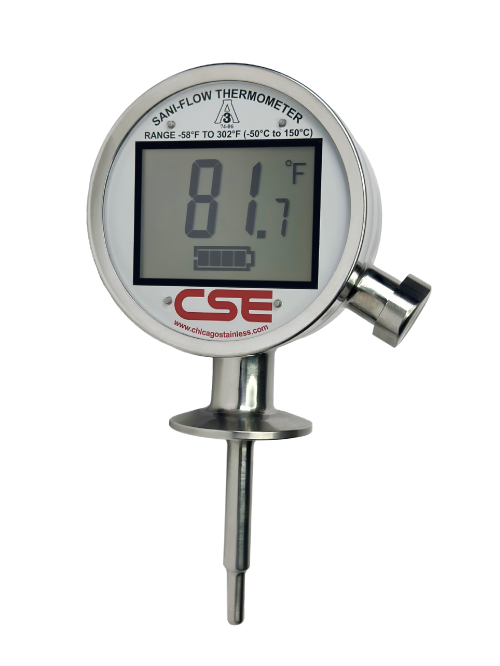 Bimetal Thermometer (temperature gauge) - water flow meter