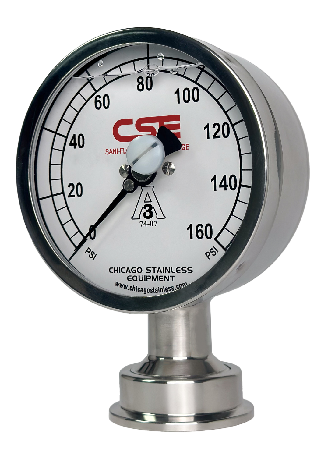 Sani-Flow Pressure Gauge